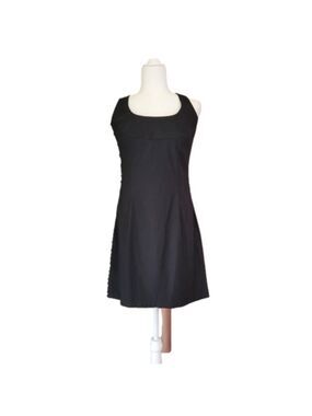 Vintage Caren Desiree Company Mini Halter Little Black Dress Size 10 EUC